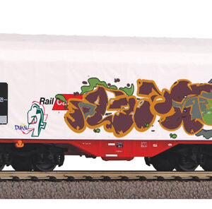 58982 Piko Schiebeplanenwg. Rail Cargo Austria VI mit Graffiti