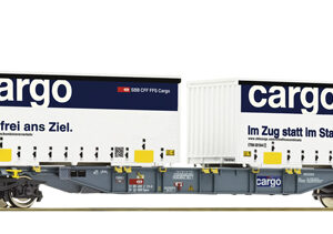77341 Roco Cont.Tragw. SBB+Container