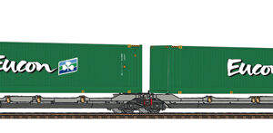 77398 Roco Doppeltwg.T3000e+Eucon
