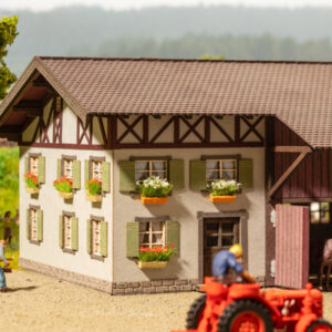 14009 Noch Blumenkästen blühend rot, weiß und gelb