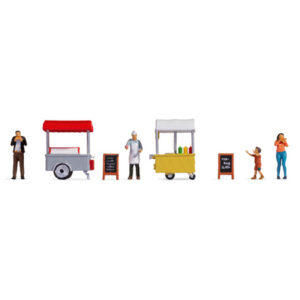 16229 Noch Figuren-Themenwelt Eis- und Hot Dog-Wagen
