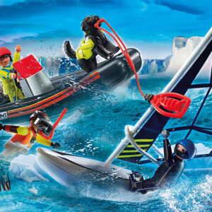 70141 Playmobil® Redding met poolzeiler met rubberen sleepboot