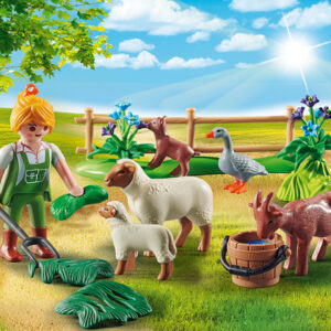 70608 Playmobil® Boerin met weidedieren
