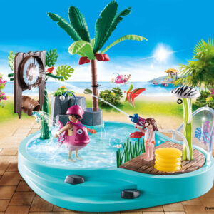 70610 Playmobil® Leuk zwembad met watersplash