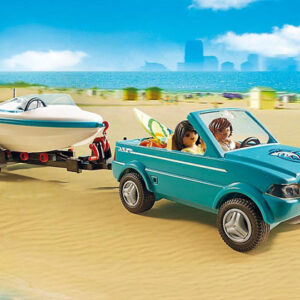 6864 Playmobil® Pick-up met speedboot met onderwatermotor
