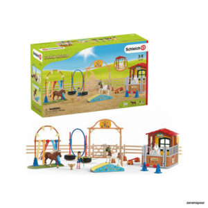 72149 Schleich PONY BEHENDIGHEIDSTRAINING MET PAARDENBOX