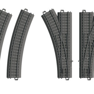 23401 Marklin Kunststoffgleis Weichen-Set