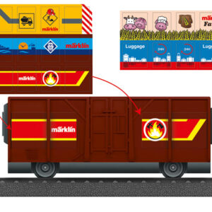 44143 Marklin Off. Güterwagen m.Sticker