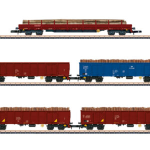 86683 Marklin Güterw.-Set Holztransport PKP