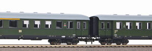 40628 Piko N-2er Set Schürzeneilzugwg. 1./2. Kl. + 2. Kl. DR III