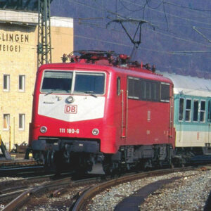 51858 Piko E-Lok/Sound 111 orientrot DB AG V + PluX22 Dec.