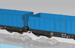 58260 Piko 2er Set Hochbordwg. 401Zk PKP Cargo VI