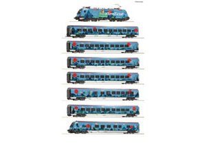 61500 ROCO 8er Set Klimajet ÖBB DC