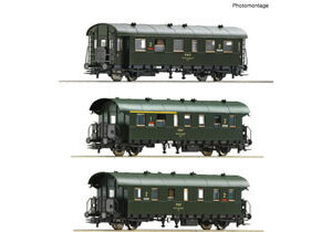 74019 Roco 3er Set PKP Pers.