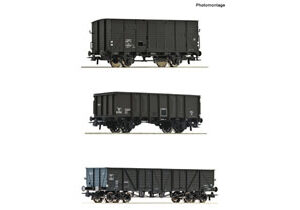 76004 Roco 3er Set Güterwag. SNCF