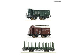 77028 Roco 3er Set Güterzug Kbay