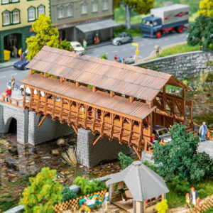 120527 Faller Eisenbahn-Holzbrücke