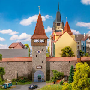 232171 Faller Altstadtturm mit Mauer