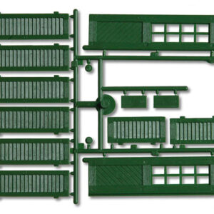 333112 Faller Pola-G Fensterläden und Türen, grün
