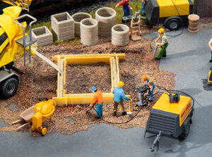 130730 Faller Baumaschinen-Set Max Bögl