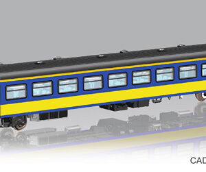 97632 Piko Personenwagen ICR 2. Kl. mit Gepäck NS IV