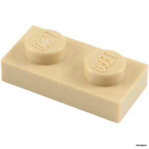 3023 LEGO® 4113917 Tan Plate 1 x 2 Kleur: Tan