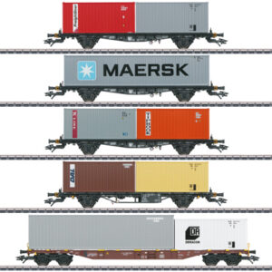 47680 Marklin Containerwagen-Set(5 Wagen)DB