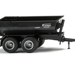 38819 Wiking KRAMPE HALFPIPE TIPPER TRAILER, BLACK