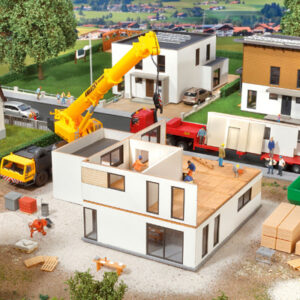 38335 Kibri H0 Kubushaus Julia im Bau - Polyplate Bausatz