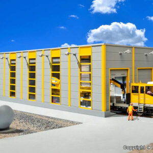 39252 Kibri H0 Wartungshalle GleisBau, modern