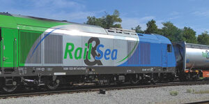 57896 Piko ~Diesellok BR 223 Rail&Sea VI + 8pol. Dec.