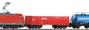 59015 Piko PSC wlan S-Set DB AG Güterzug BR 185 mit 3 wg. VI