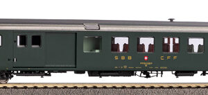96753 Piko ~Steuerwg. BDt EW II grün mit alter Schrift SBB IV