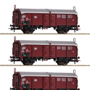 77050 Roco 3er Set Schiebedachwag. DB