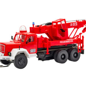 8051 Viessmann H0 Feuerwehr MAGIRUS DEUTZ 3-achs Bergekran mit Rundumleuchte, Basis, Funktionsmodell
