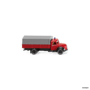 864143 Wiking FIRE BRIGADE - FLATBED TRUCK (MAGIRUS), 1956