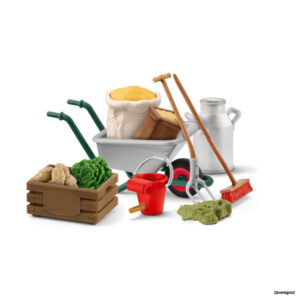 42610 Schleich Stal verzorging accessoires
