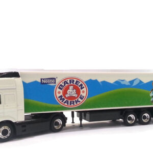 22403 Schuco MAN F2000 semi-remorque blanc "ours" 1/87
