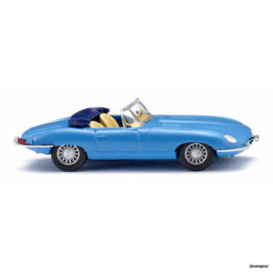 81707 Wiking Jaguar E-Type Roadster - blau
