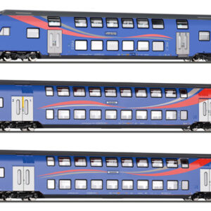 502212 MC-Vedes-Fachhändler SRI, set dubbeldeks rijtuigen 761/755 (HO)