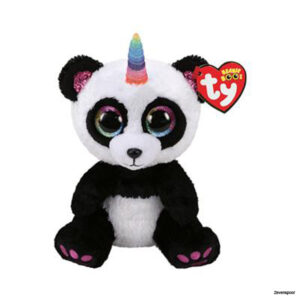 2005072 TY Pluche BEANIE BOO'S PARIS PANDA 15CM