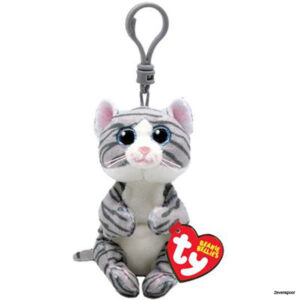 2011654 TY Pluche BEANIE BABIES BELLIES CLIP MITZI CAT 10CM
