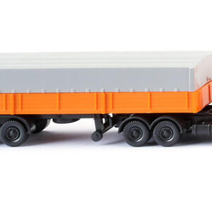 95611 Wiking Pritschensattelzug (Magirus) - orange