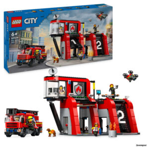 60414 LEGO® Brandweerkazerne en brandweerauto