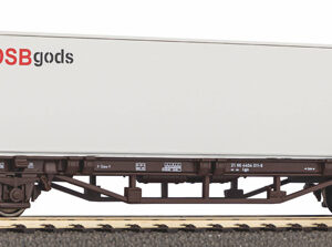 27720 Piko Containertragwg. Lgjs DSB  V, beladen mit 40`Container DSB
