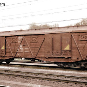 58286 Piko 2er Set 4-achs. ged. Güterwg. 401Ka PKP  IV