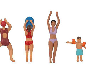 151687 Faller Beim Baden und Schwimmen
