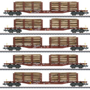 47154 Marklin Rungenwagen-Set Holztransp.DB