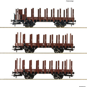 6600041 Roco 3er Set Rungenwag. DRG