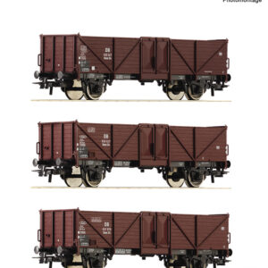 6600075 Roco 3er Set off. Güterwag. DB